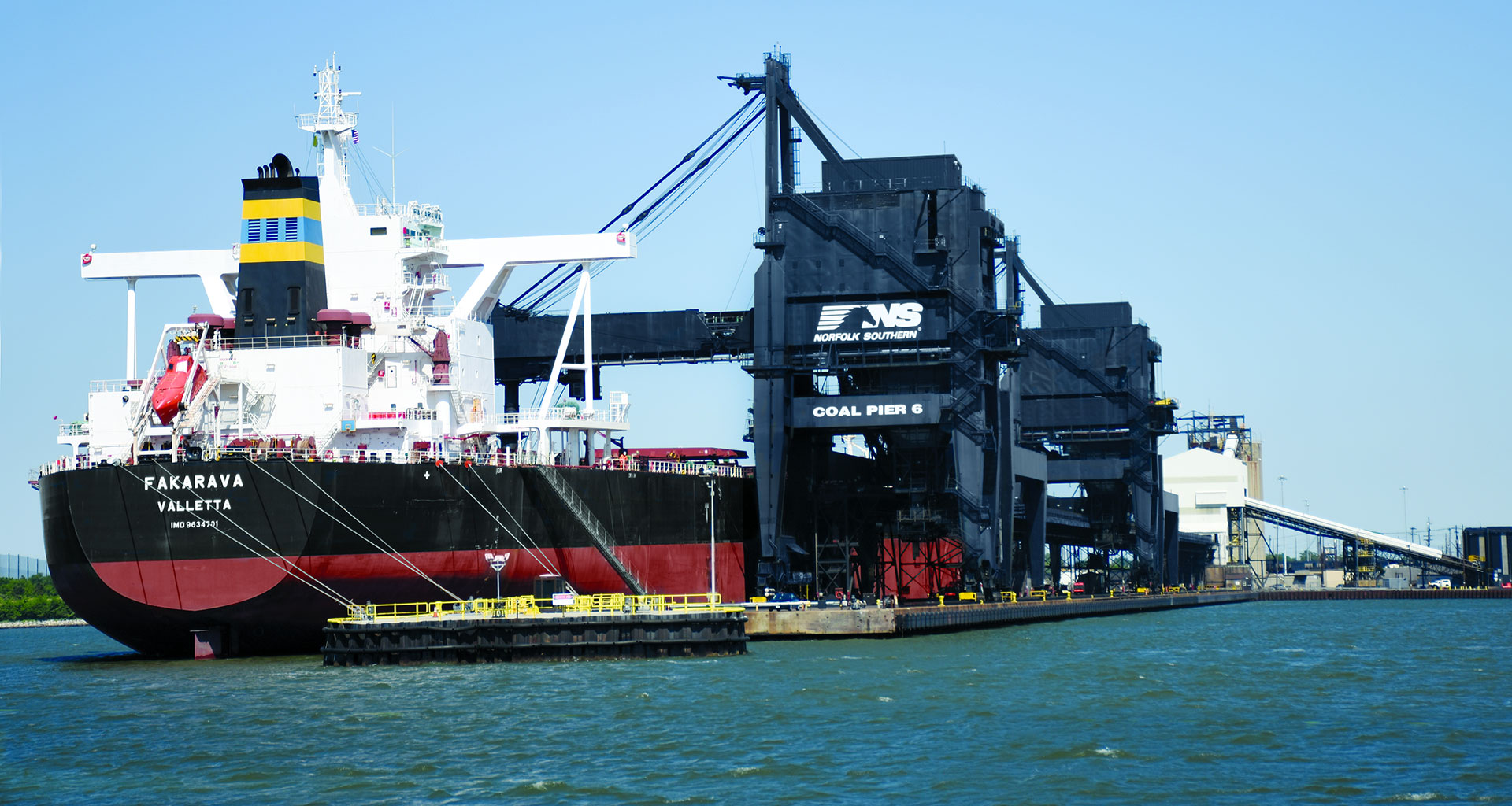 freight ship in water